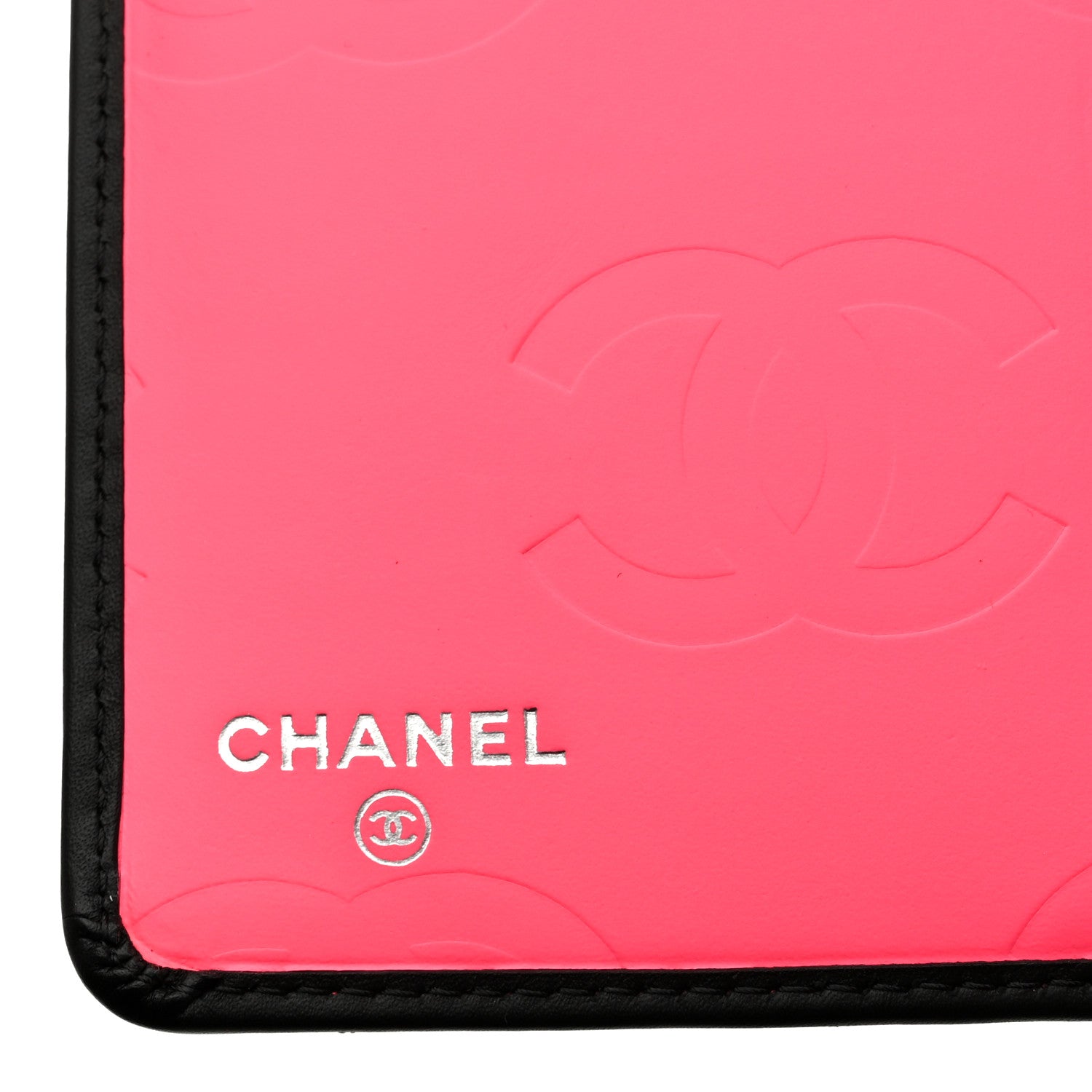 Chanel Calfskin Quilted Cambon Yen Wallet Black 6 of 8