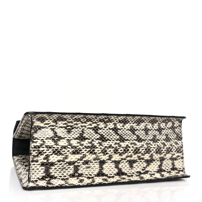 Gucci Snakeskin Small Lilith Top Handle Bag Beige 4 of 9