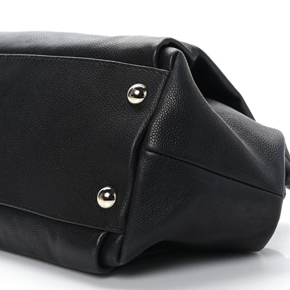 Chanel Caviar CC Tuck Medium Tote Black 9 of 9