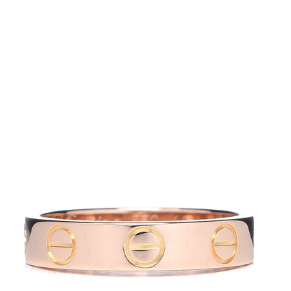 Cartier 18K Pink Gold 3.5mm LOVE Wedding Band Ring 46 3.75 1 of 4
