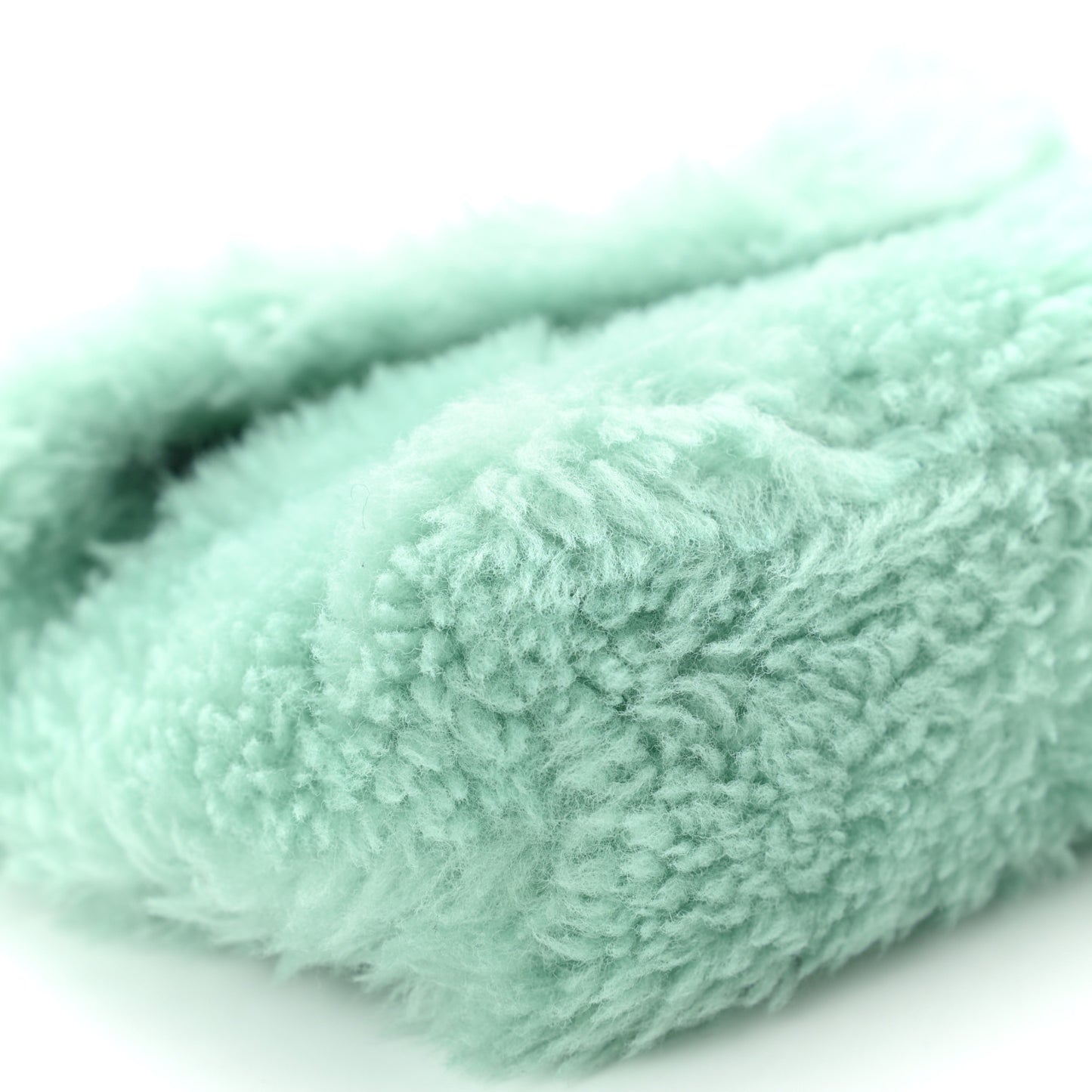Shearling Quilted Monogram Loulou Puffer Pouch Clutch Iced Mint Iced Mint