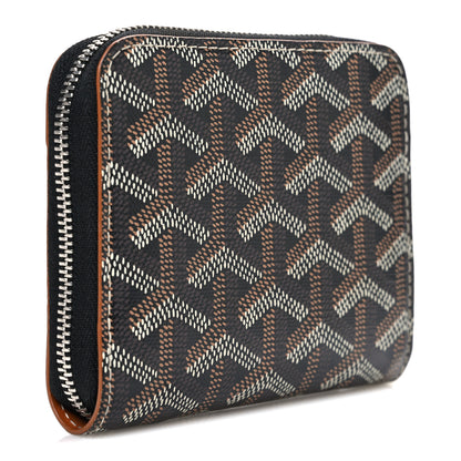 Goyard Goyardine Matignon PM Wallet Black Gold 3 of 6