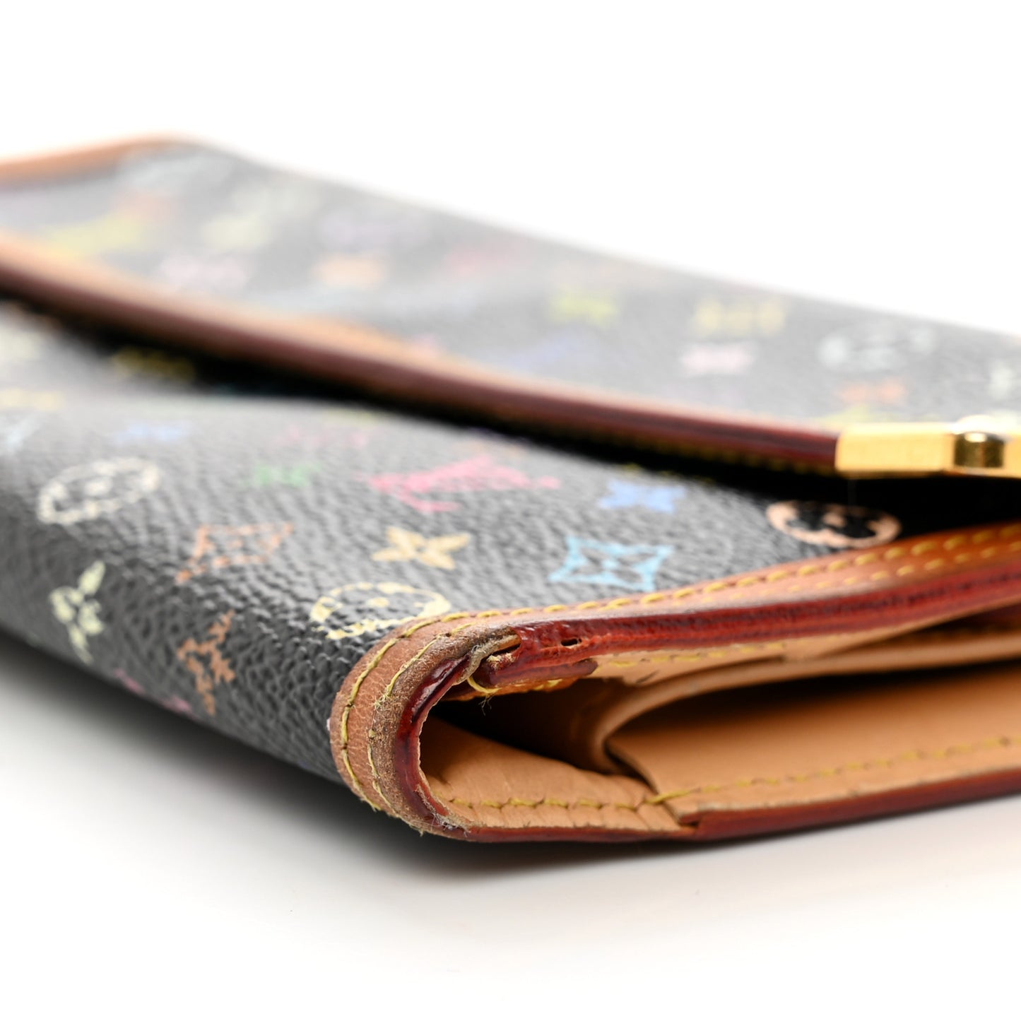 Monogram Multicolor Porte Tresor International Wallet Black