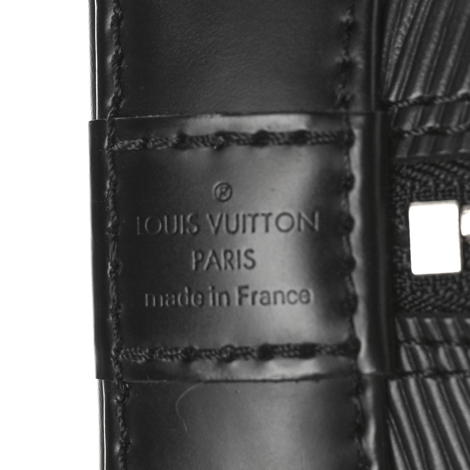Louis Vuitton Epi Jacquard Alma BB Black 6 of 10