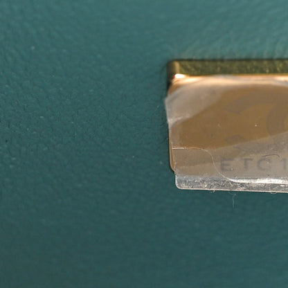 Chanel Lambskin Quilted Small Double Flap Green 7 of 9