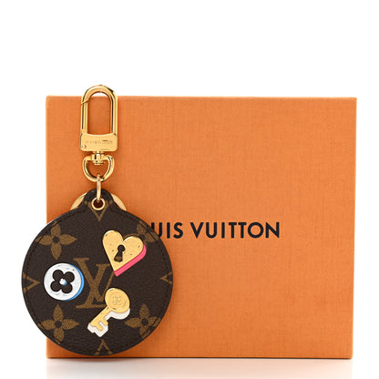 Louis Vuitton Monogram Love Lock Bag Charm Key Holder 5 of 5