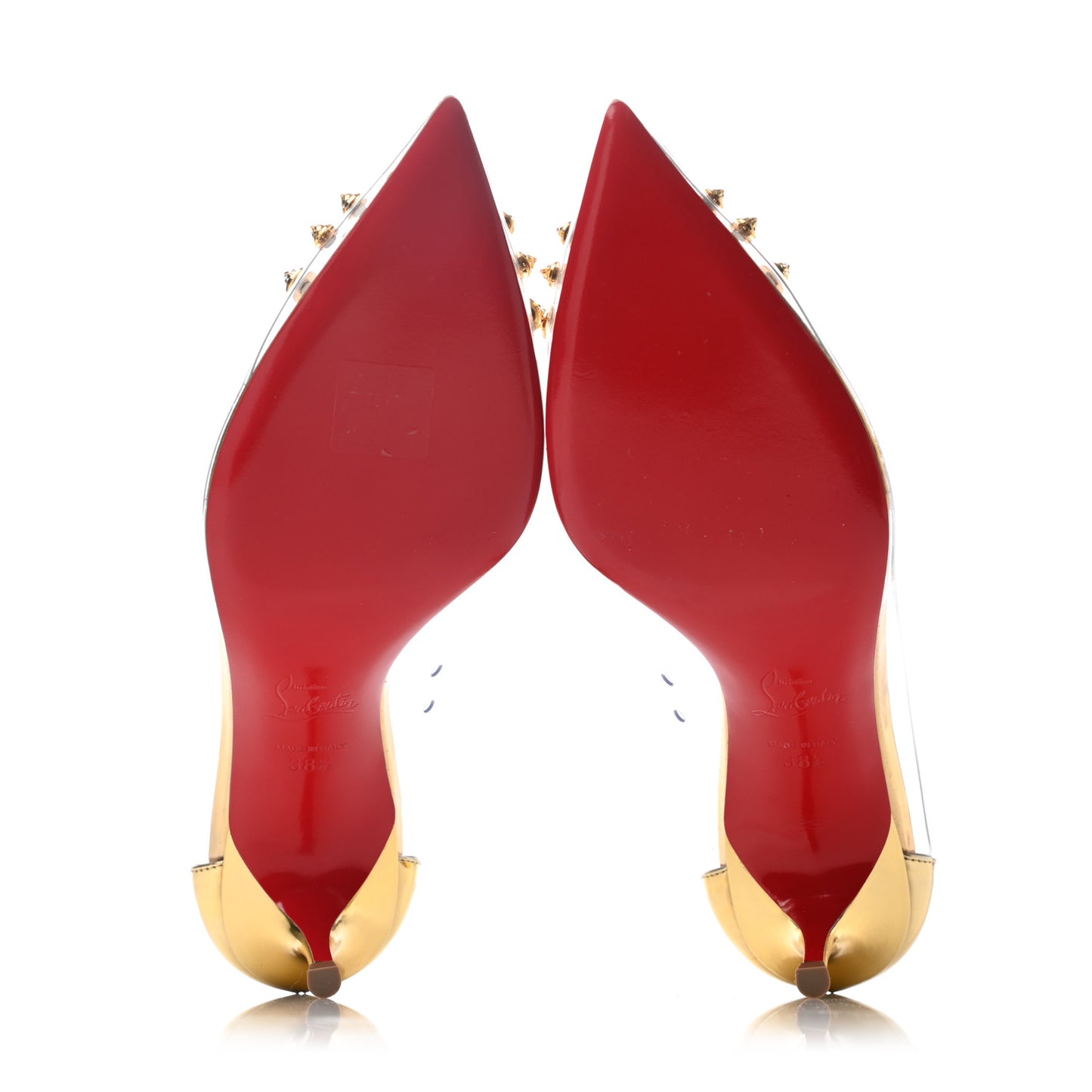 PVC Specchio Collaclou 55 Pumps 38.5 Gold
