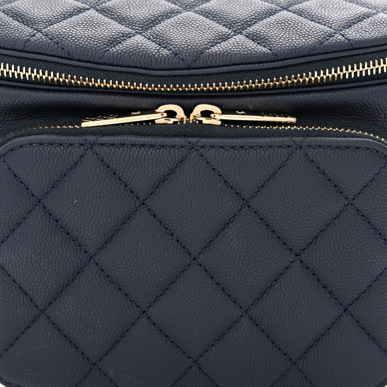 Chanel Caviar Quilted Business Affinity Waist Belt Bag Navy 8 of 10