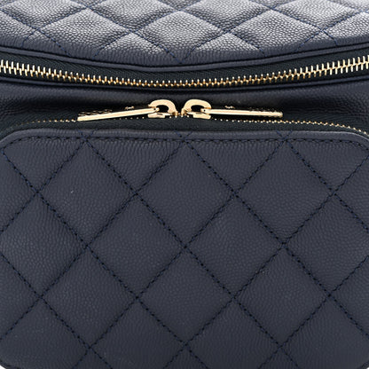 Chanel Caviar Quilted Business Affinity Waist Belt Bag Navy 8 of 10