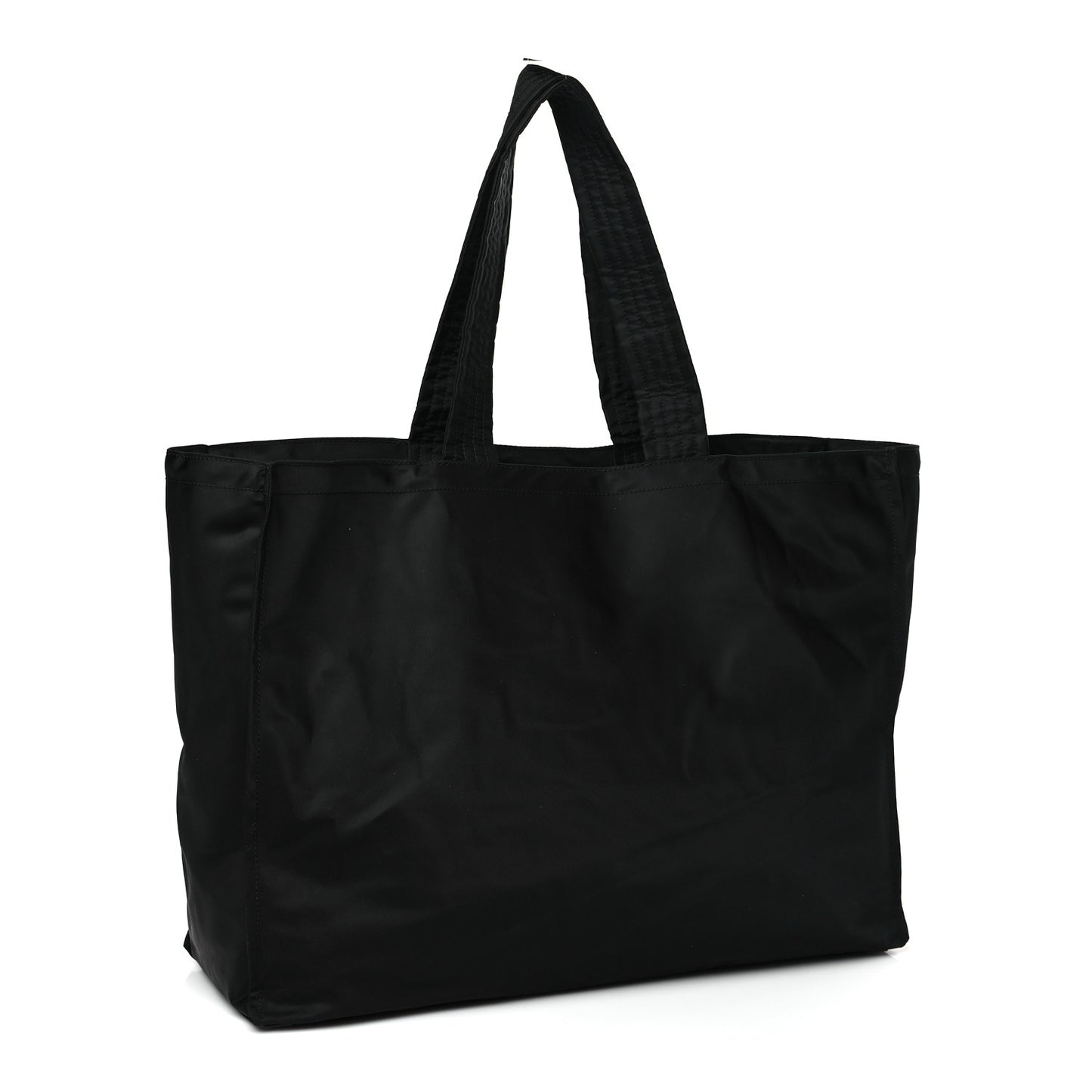 Nylon Trench Tote Black