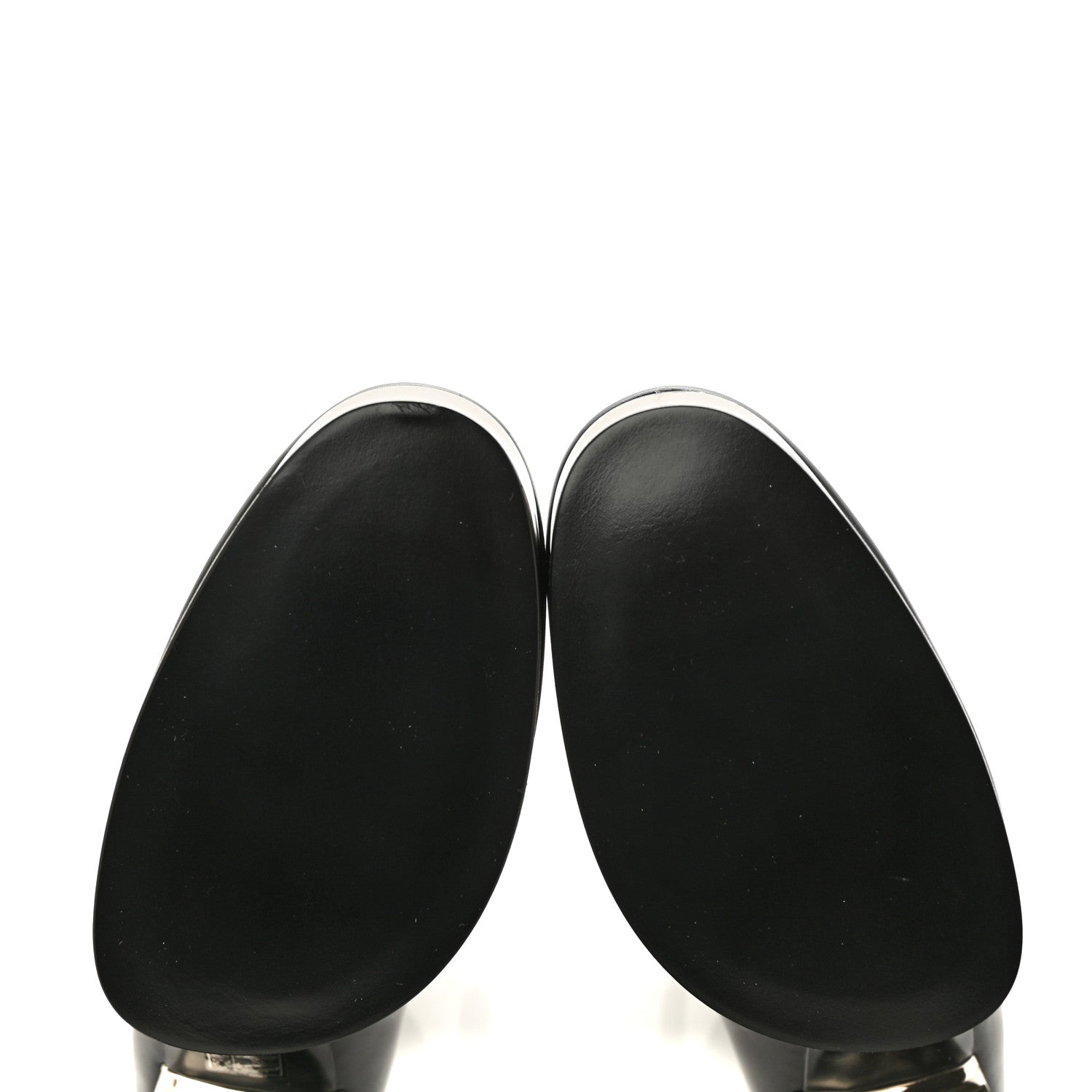 Gucci Malaga Kid Chrome Ankle Boots 39 Black 9 of 9