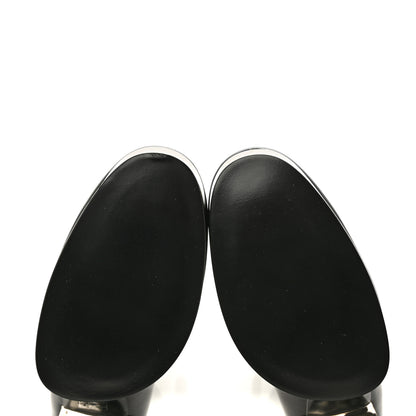 Gucci Malaga Kid Chrome Ankle Boots 39 Black 9 of 9