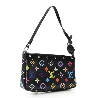 Louis Vuitton LV X TM Monogram Multicolor Pochette Accessories Black 3 of 9