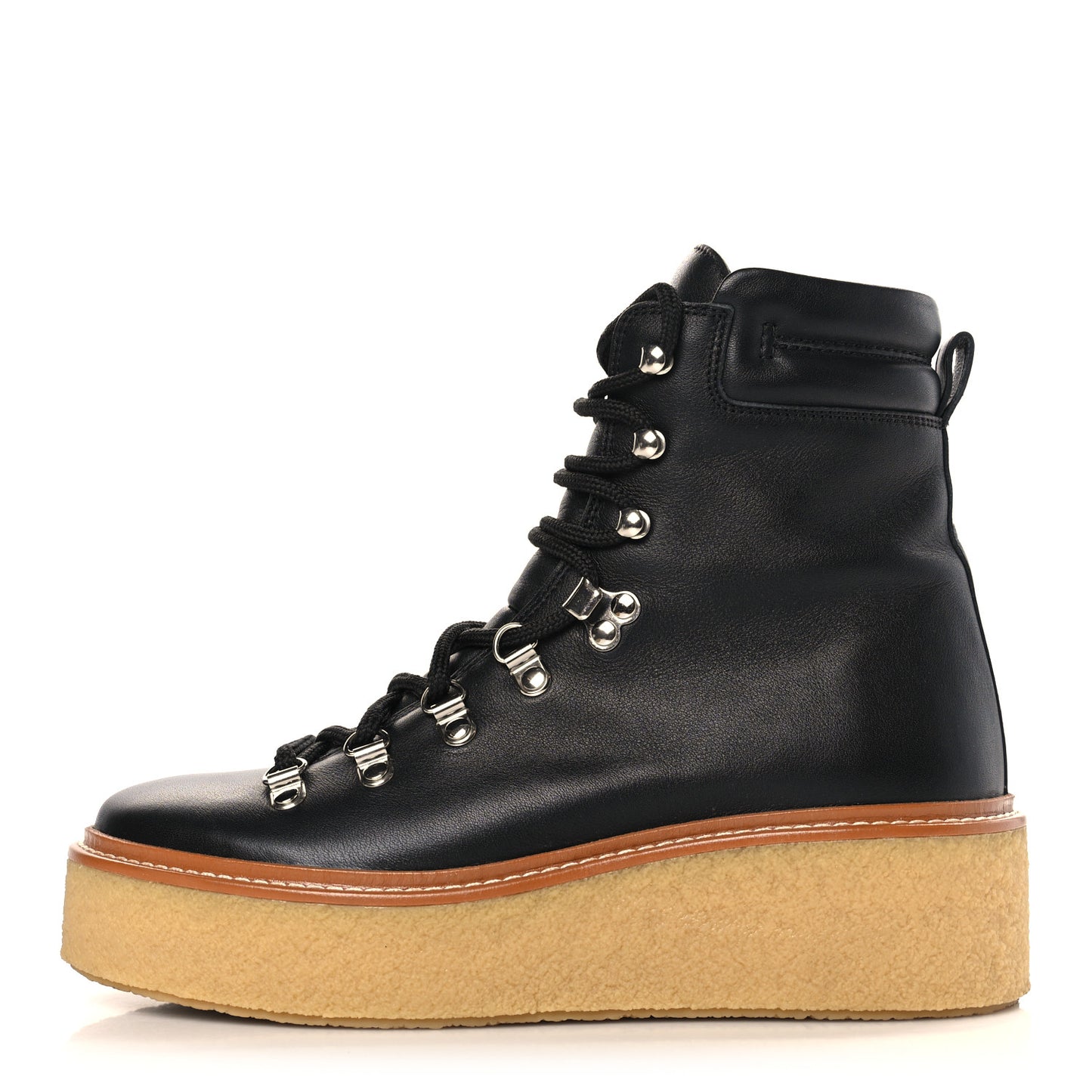 Calfskin Discovery Ankle Boot 37.5 Black
