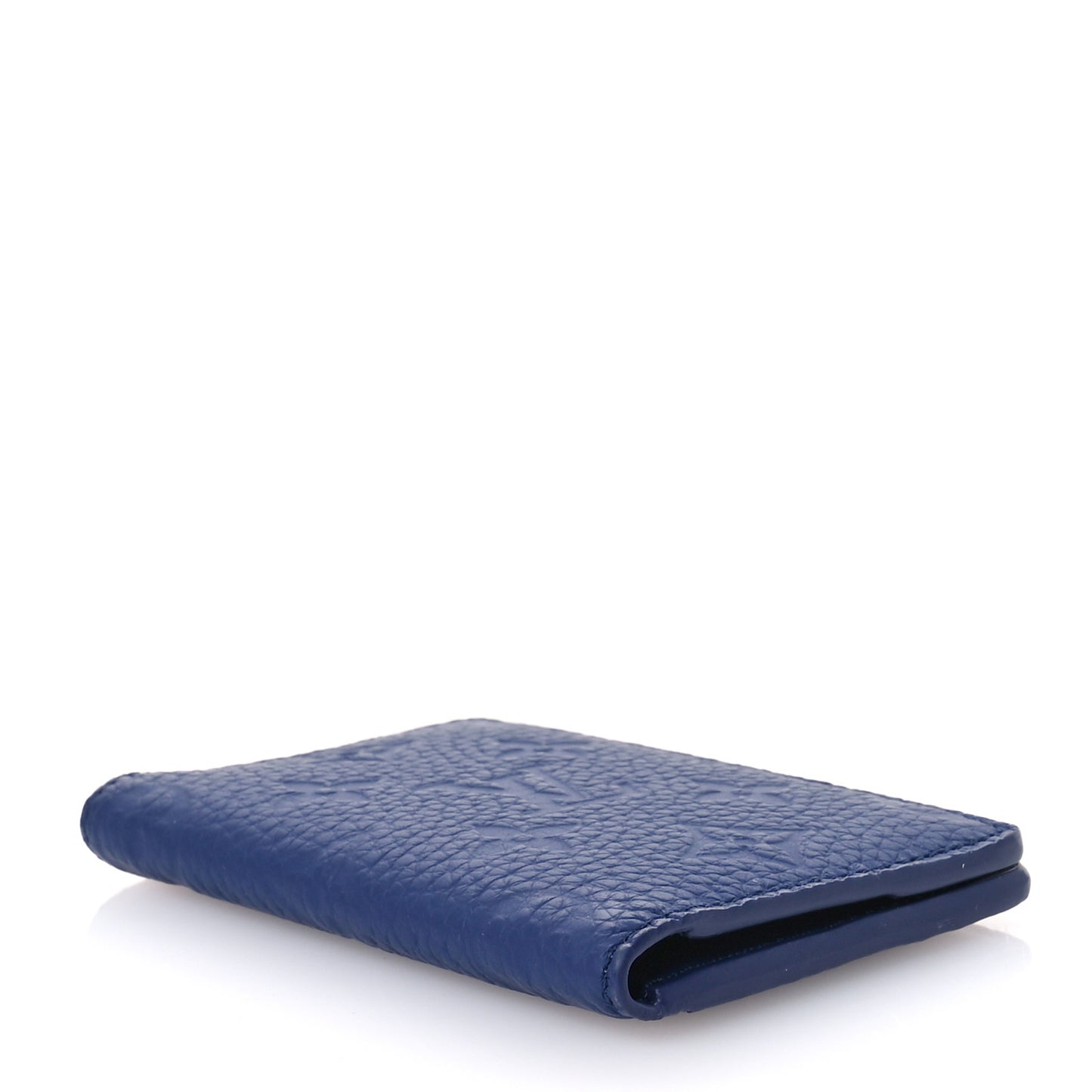 Taurillon Monogram Pocket Organizer Blue
