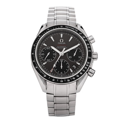Omega Stainless Steel 40mm Speedmaster Date Chronograph Automatic Watch Grey 323.30.40.40.06.001 1 of 5