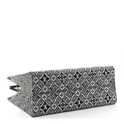 Louis Vuitton Jacquard Since 1854 Onthego GM Grey 4 of 9