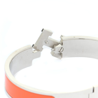 Hermes Enamel Narrow Clic Clac H Bracelet PM Orange 4 of 6