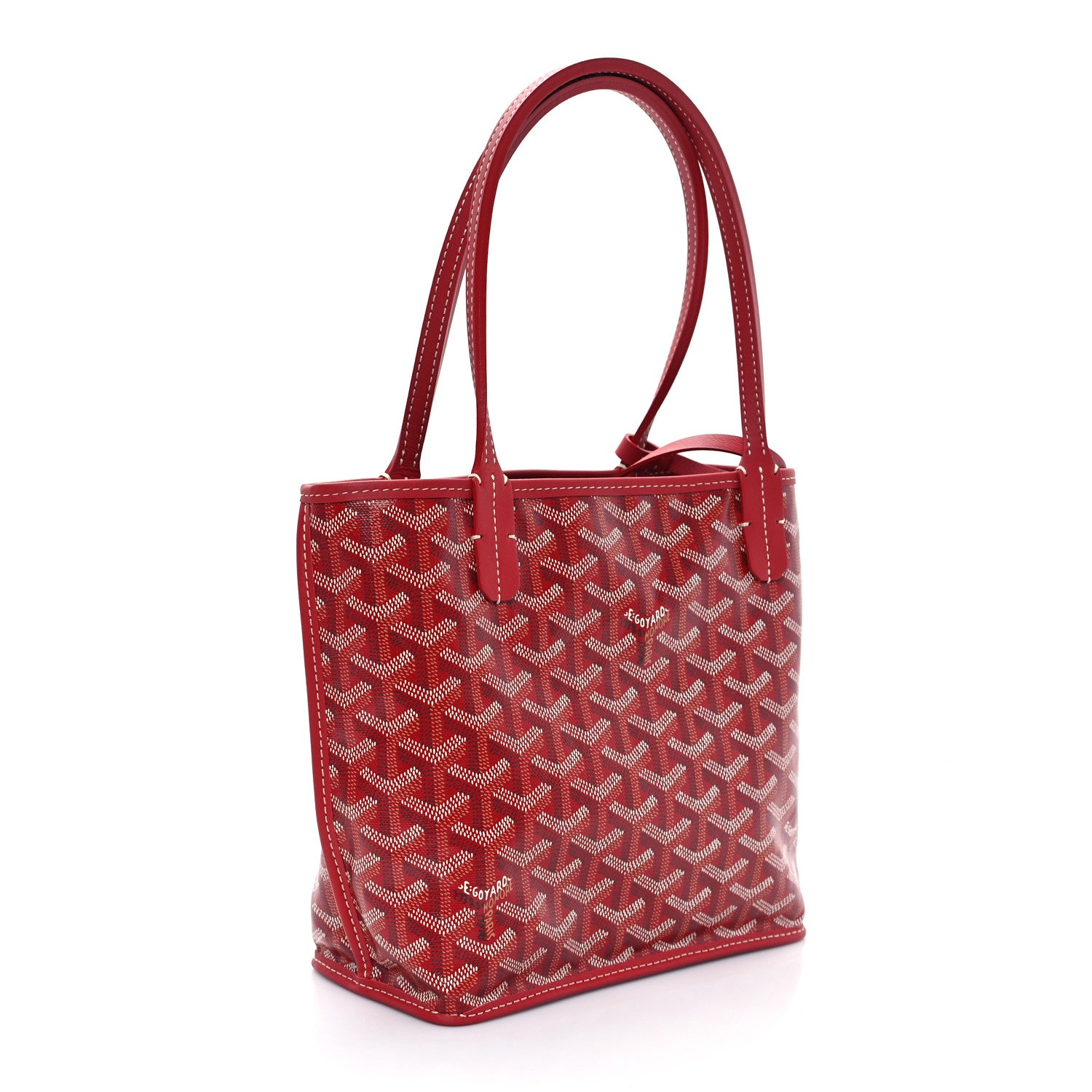 Goyard Goyardine Reversible Mini Anjou Red 4 of 17