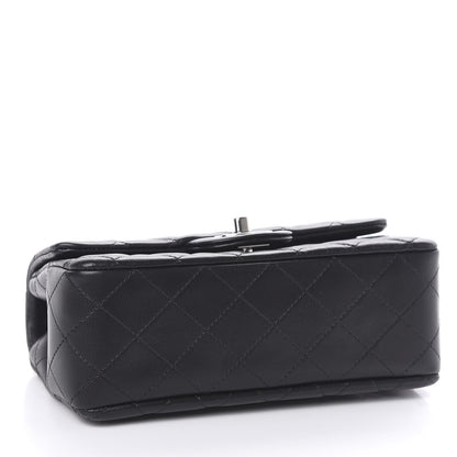 Chanel Lambskin Quilted Mini Rectangular Flap Black 4 of 11