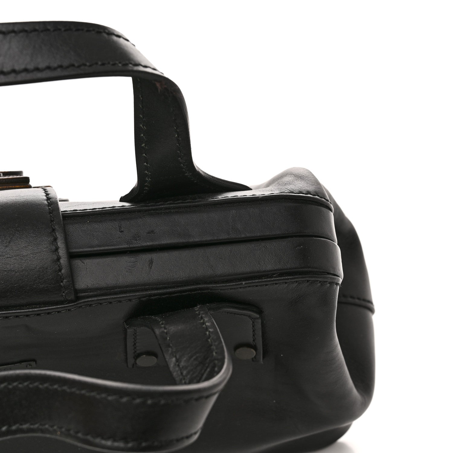 Gucci Calfskin Doctor Bag Black 12 of 15