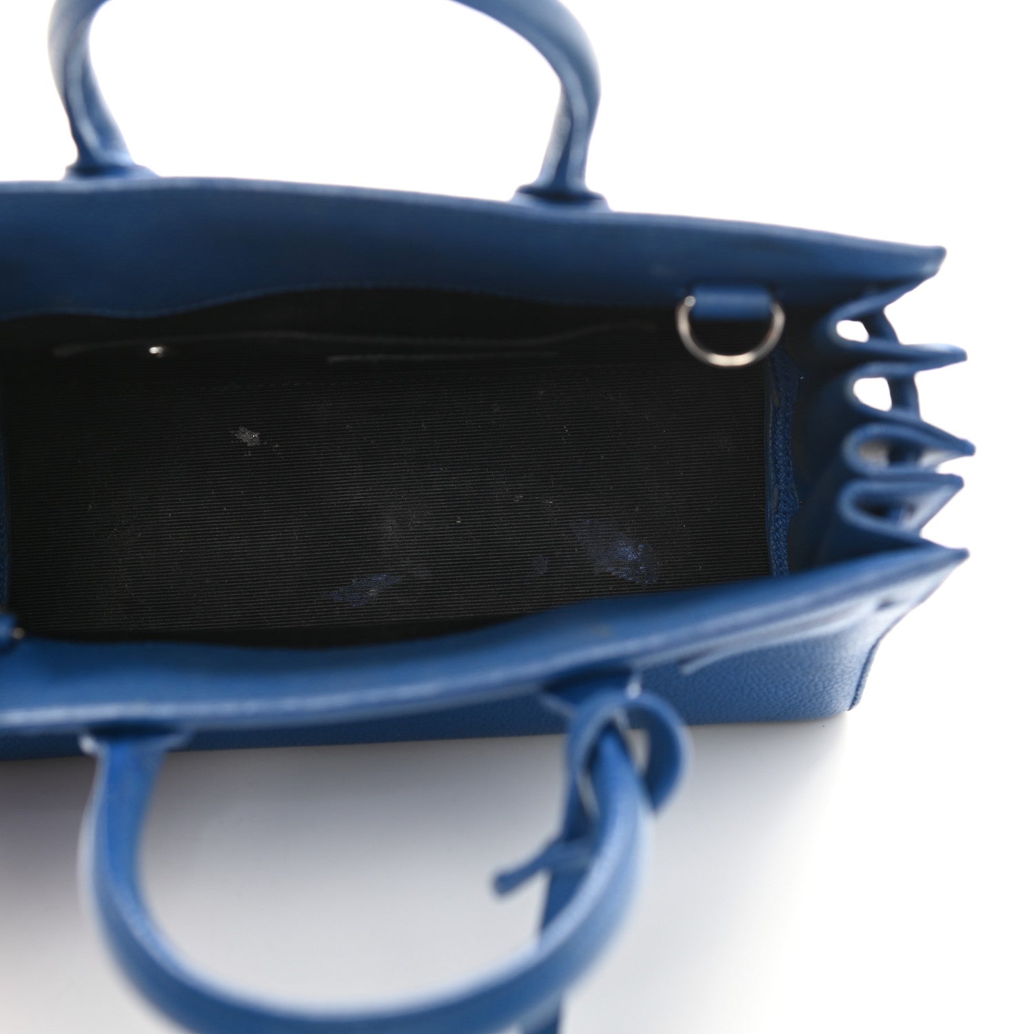 Saint Laurent Grained Calfskin Nano Sac De Jour Royal Blue 5 of 21