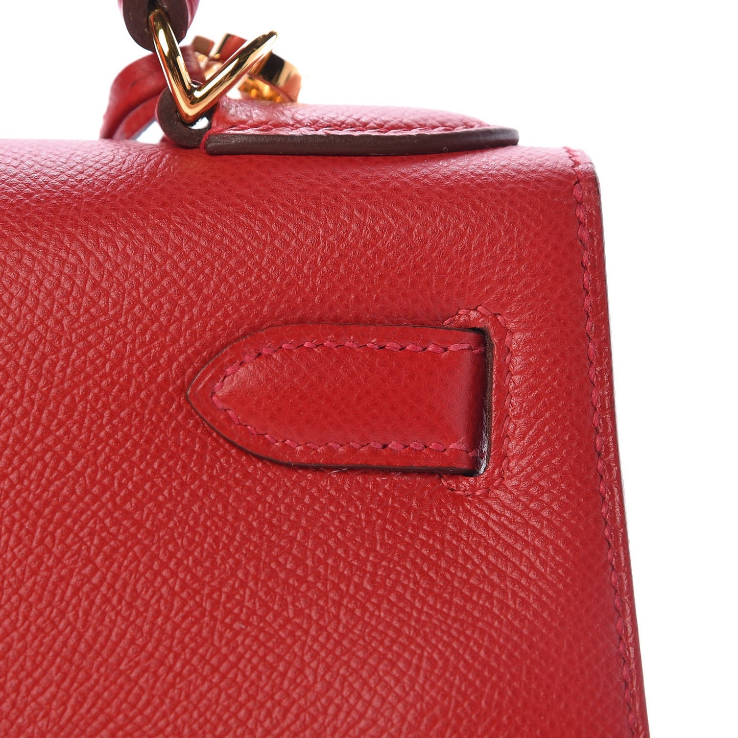 Epsom Kelly Sellier 28 Rouge Casaque