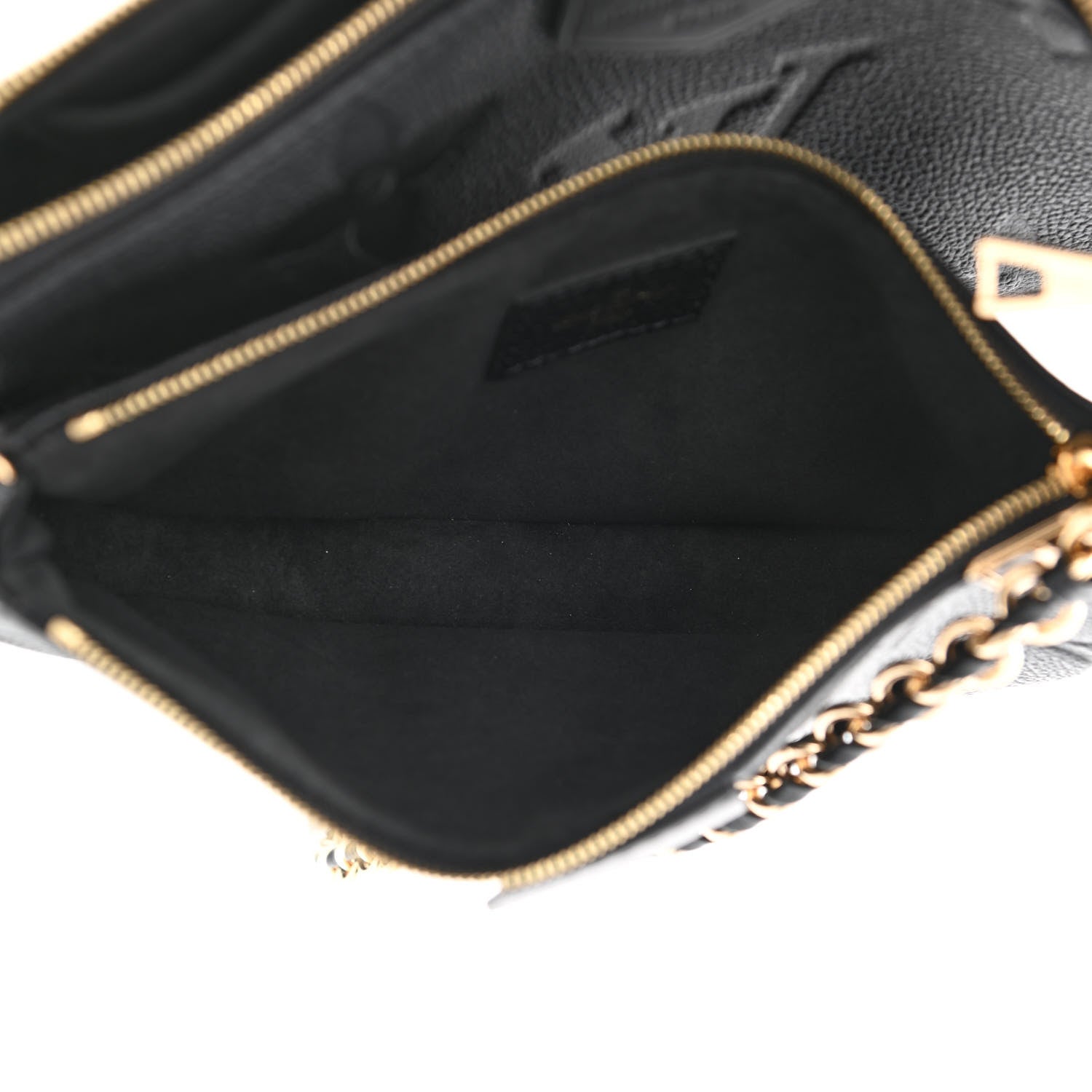 Louis Vuitton Empreinte Monogram Giant Multi Pochette Accessories Black 6 of 11