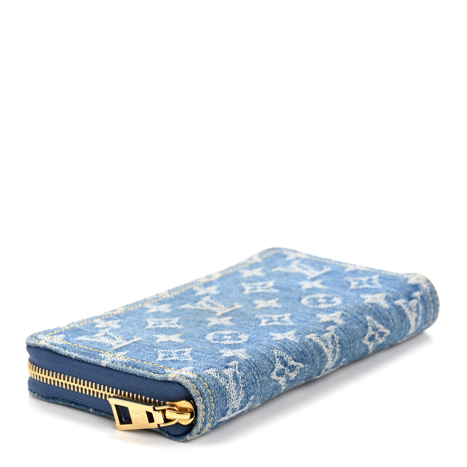 Louis Vuitton Monogram Denim Zippy Wallet Blue 1763109 – FASHIONPHILE