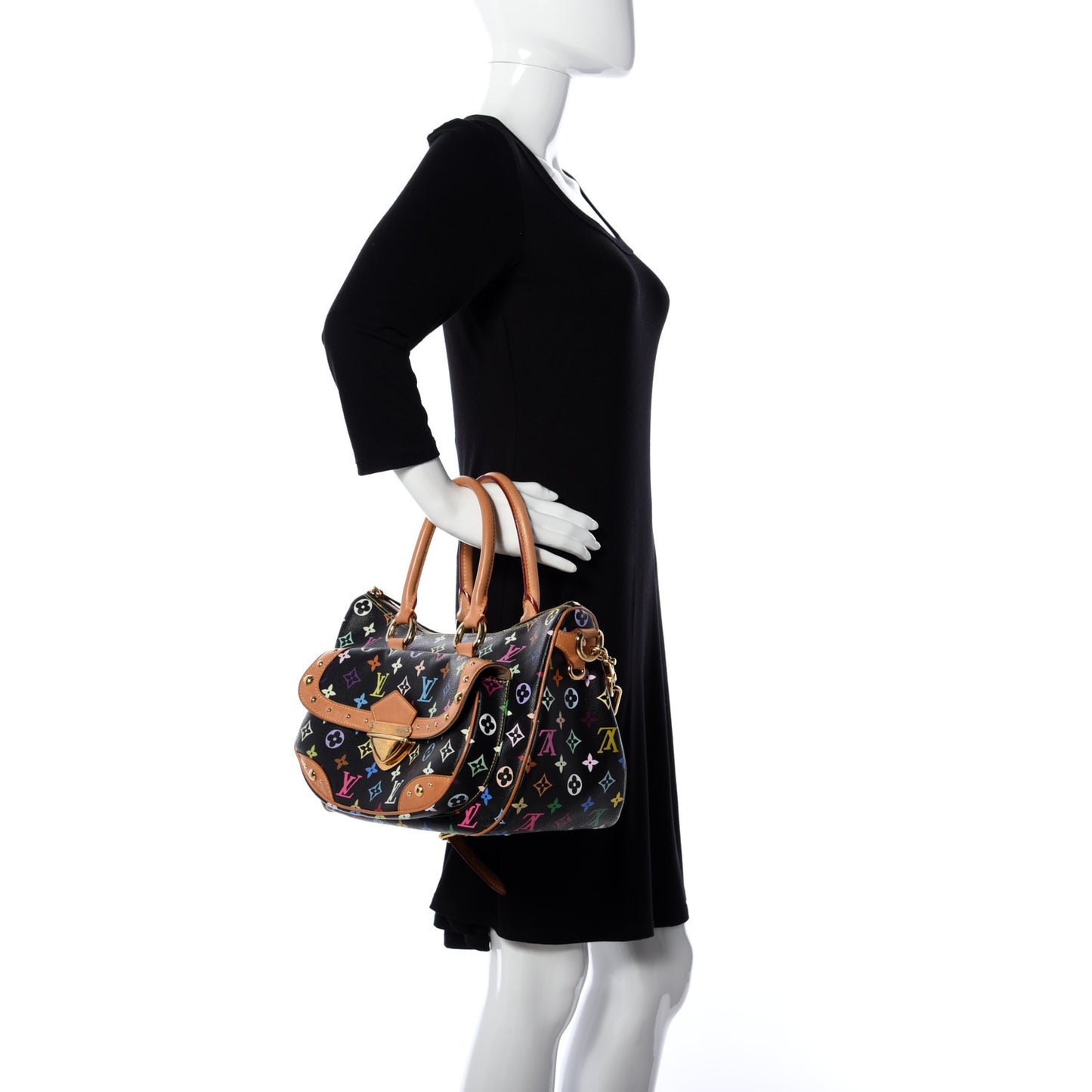 Monogram Multicolor Rita Black