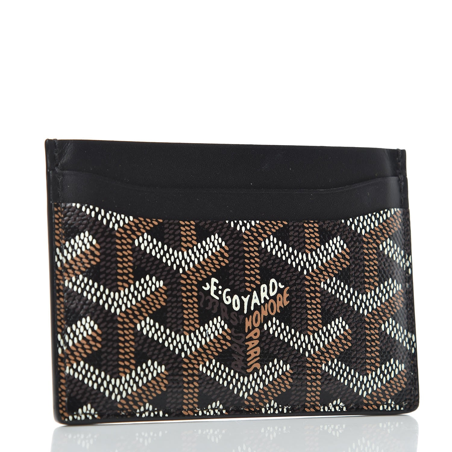 Goyard Goyardine Saint Sulpice Card Holder Black 3 of 7