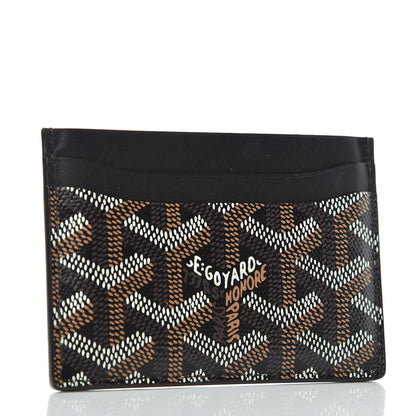 Goyard Goyardine Saint Sulpice Card Holder Black 3 of 7