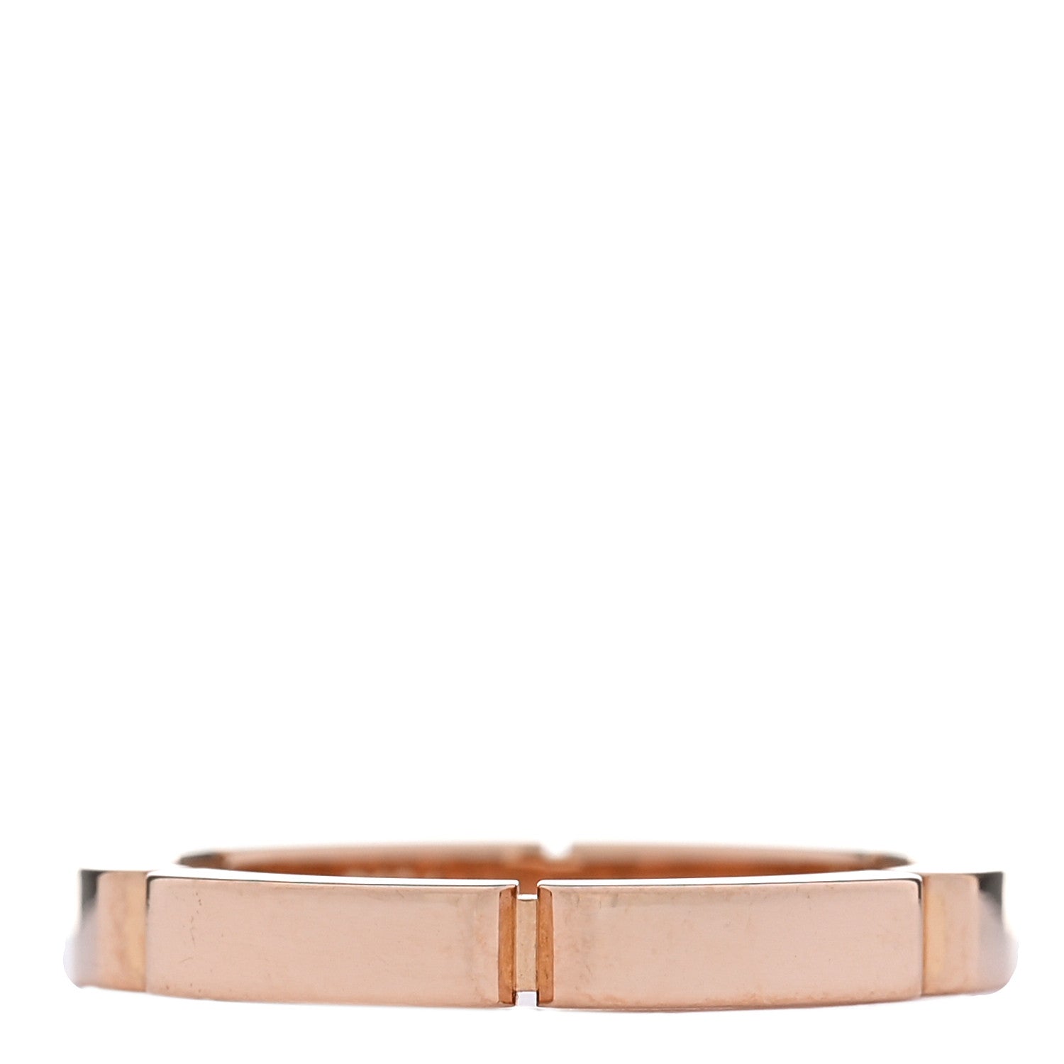 Cartier 18K Pink Gold Diamond Maillon Panthere Wedding Band Ring 49 5 3 of 5