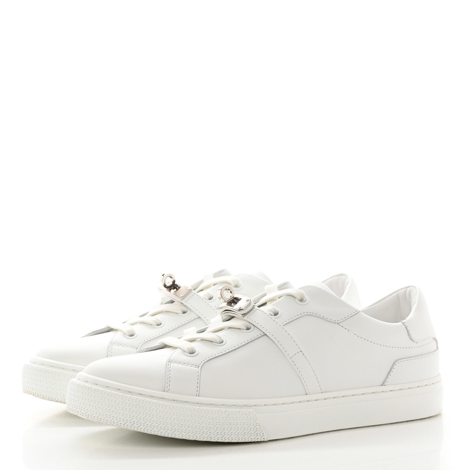 Hermes Calfskin Day Sneakers 40.5 White 3 of 9