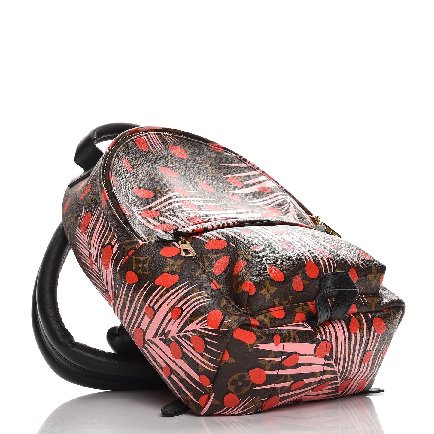 Monogram Jungle Dots Palm Springs Backpack PM Sugar Pink Poppy