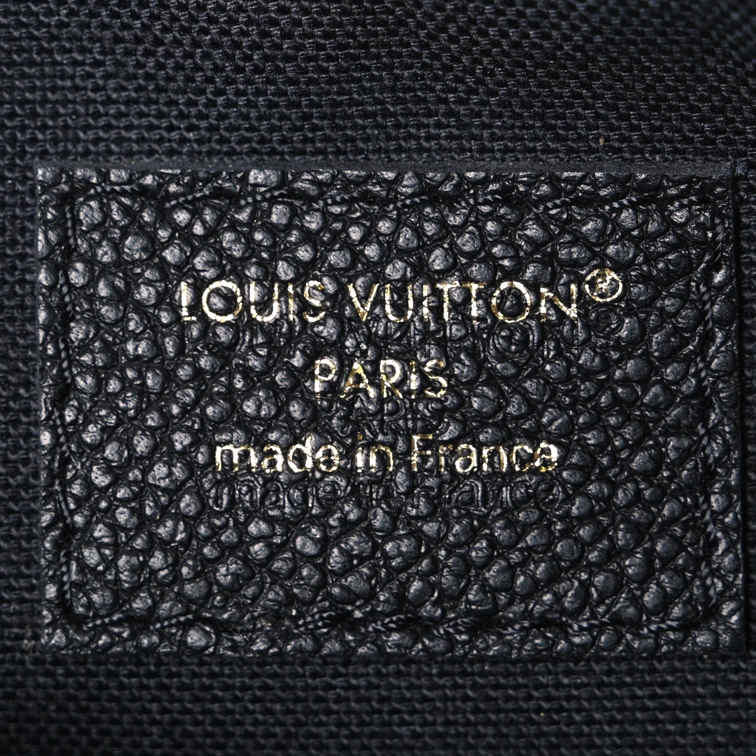 Louis Vuitton Empreinte Monogram Liv Pochette Black 6 of 10