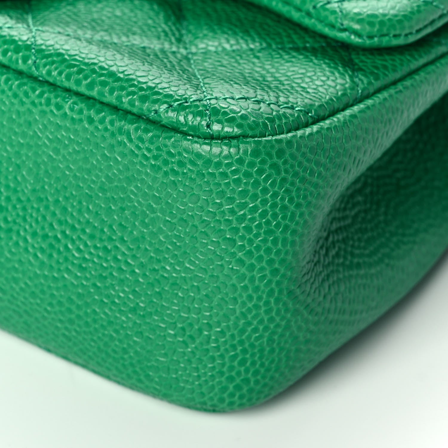 Chanel Caviar Quilted Mini Incognito Square Flap Green 10 of 11