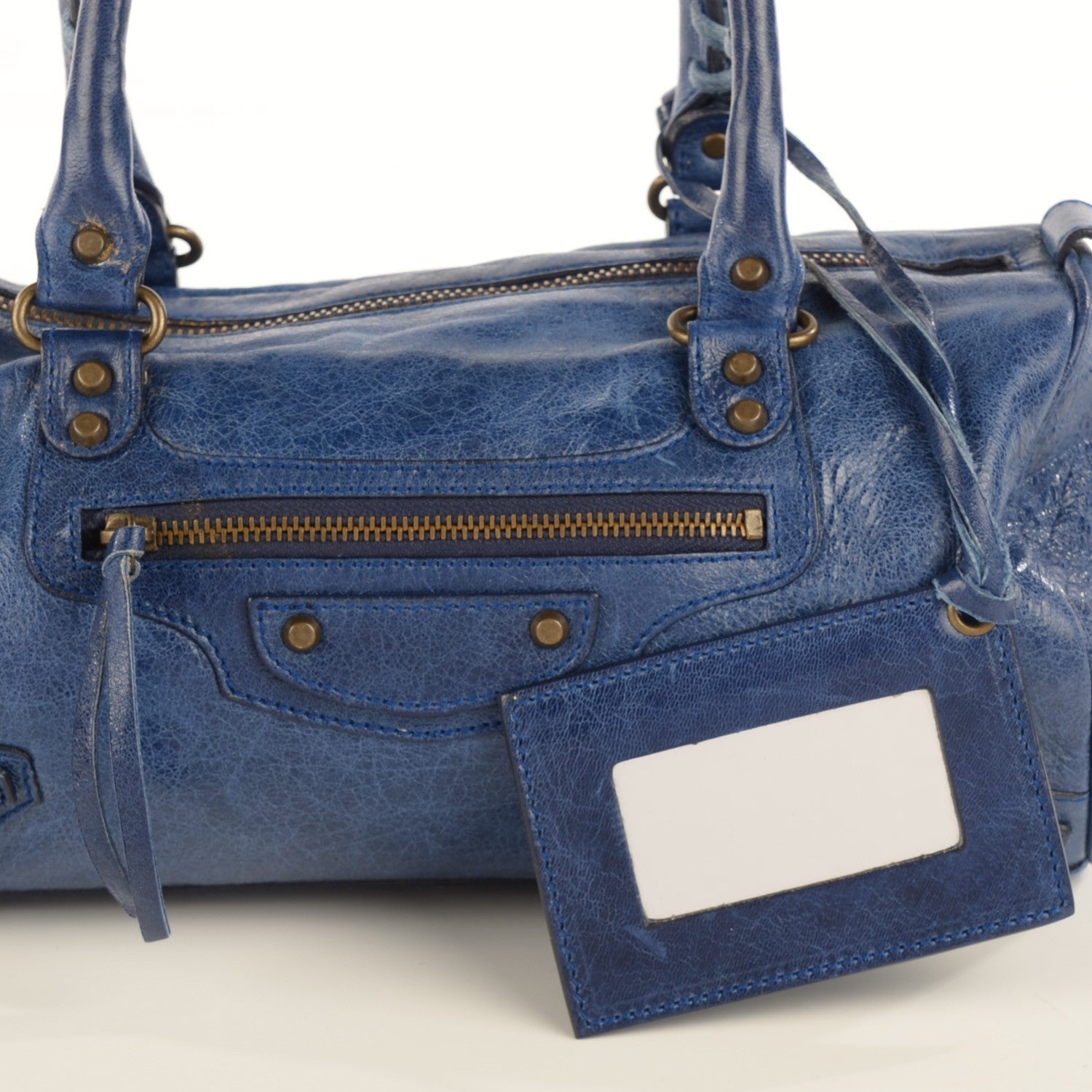 Balenciaga Chevre Classic Hardware Mini Twiggy Indigo 3 of 11