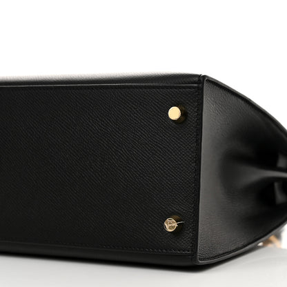 Hermes Epsom Kelly Sellier 28 Black 10 of 12