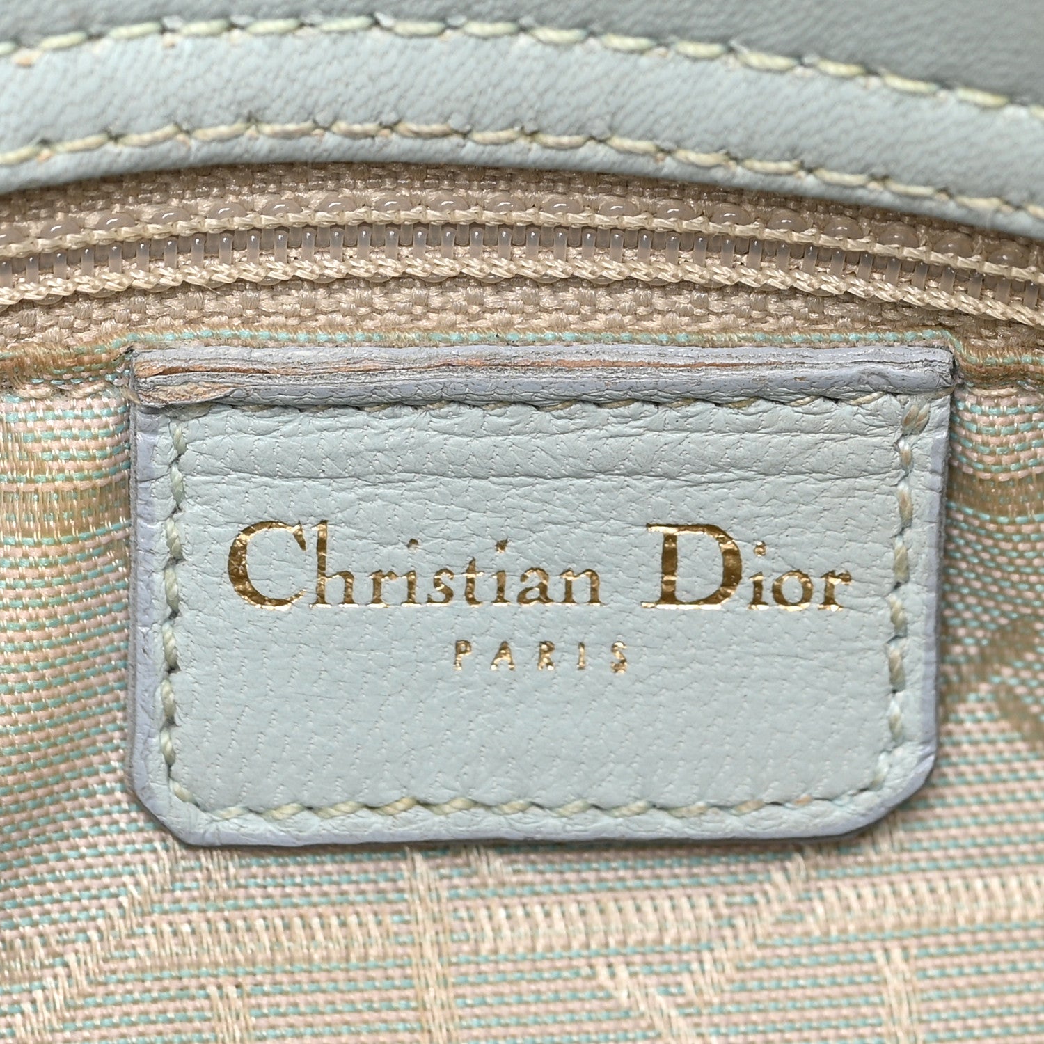 Christian Dior Lambskin Cannage Mini Lady Dior Light Blue 5 of 29
