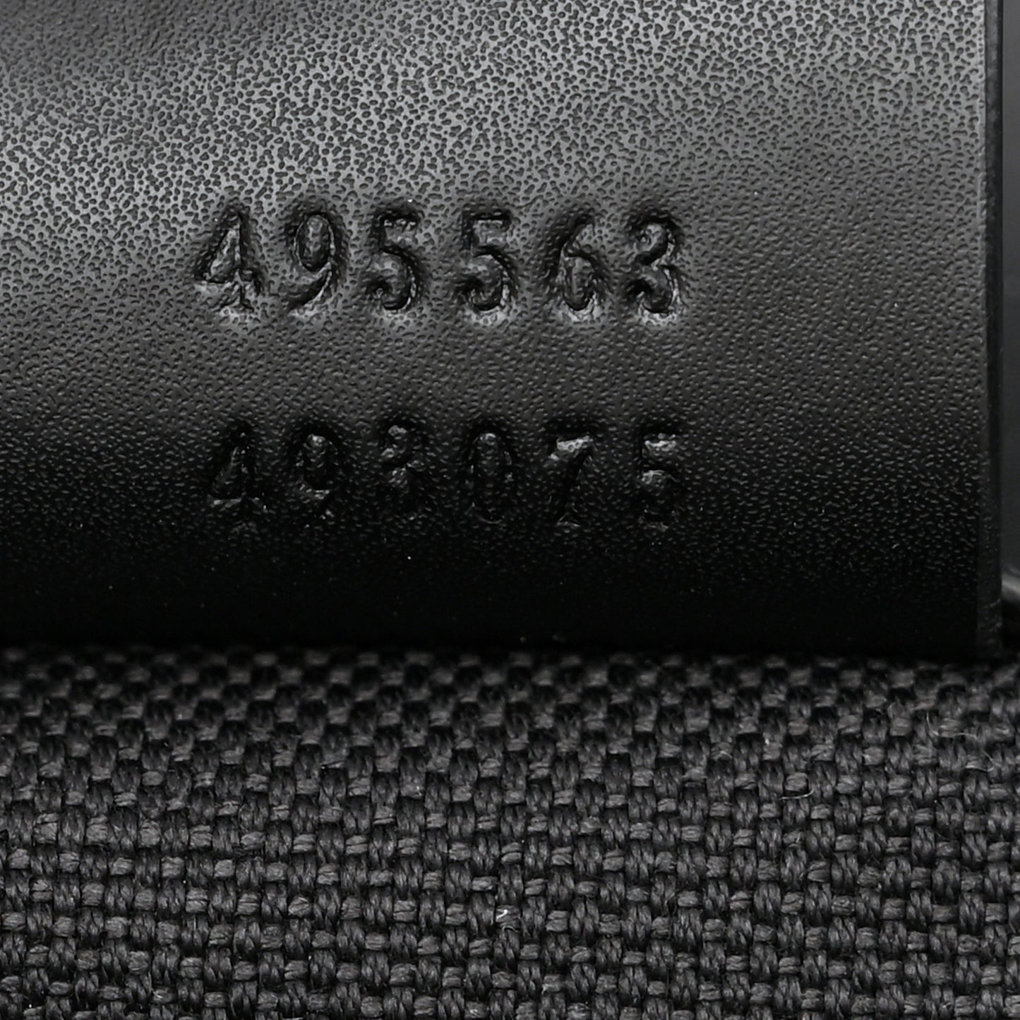 Soft GG Supreme Monogram Calfskin Web Double Buckle Backpack Black