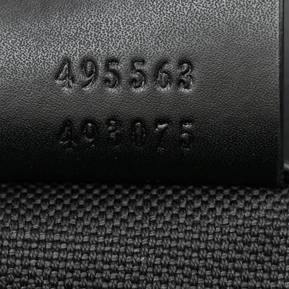 Gucci Soft GG Supreme Monogram Calfskin Web Double Buckle Backpack Black 7 of 10