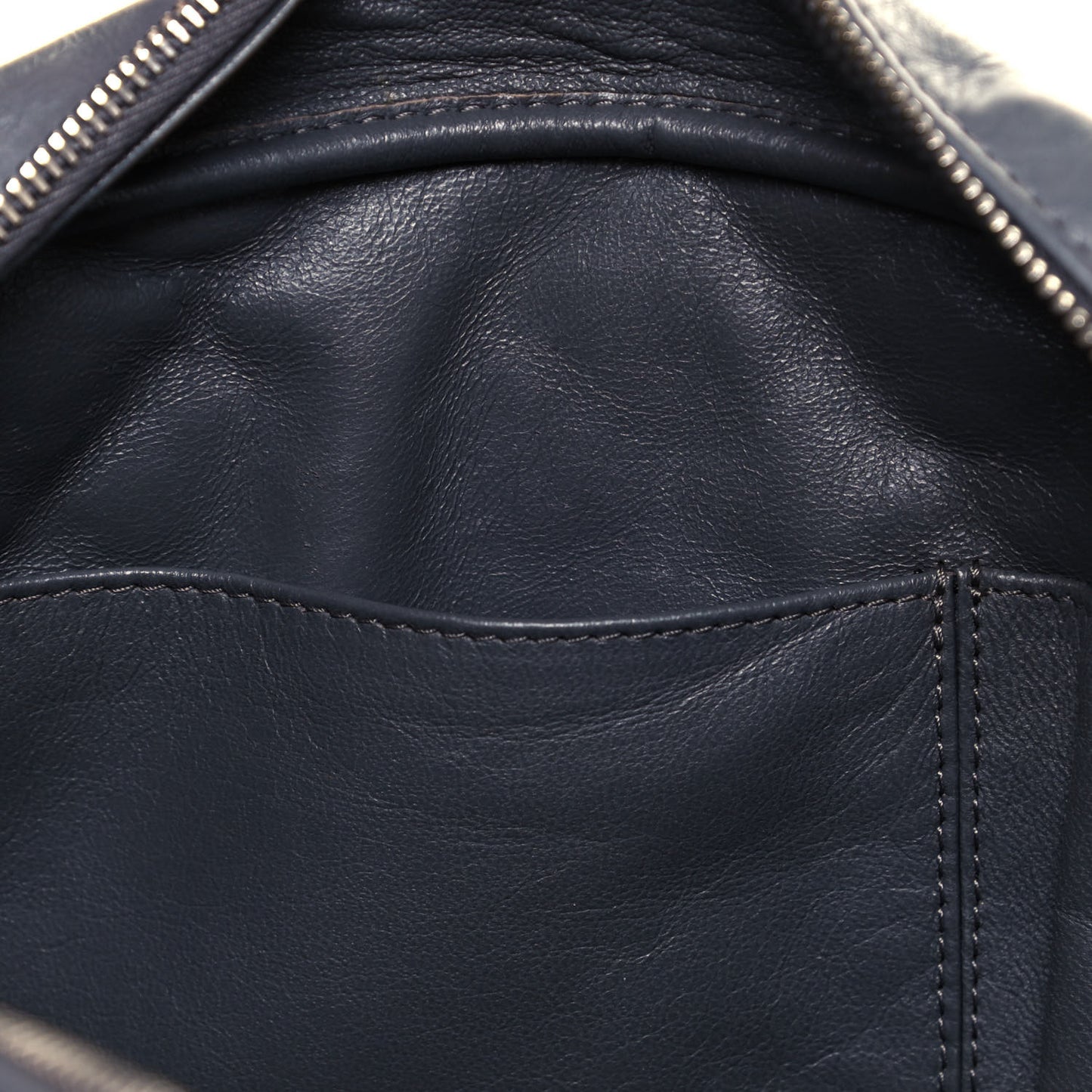 Aged Calfskin Quilted Medium Reissue Camera Case Grey