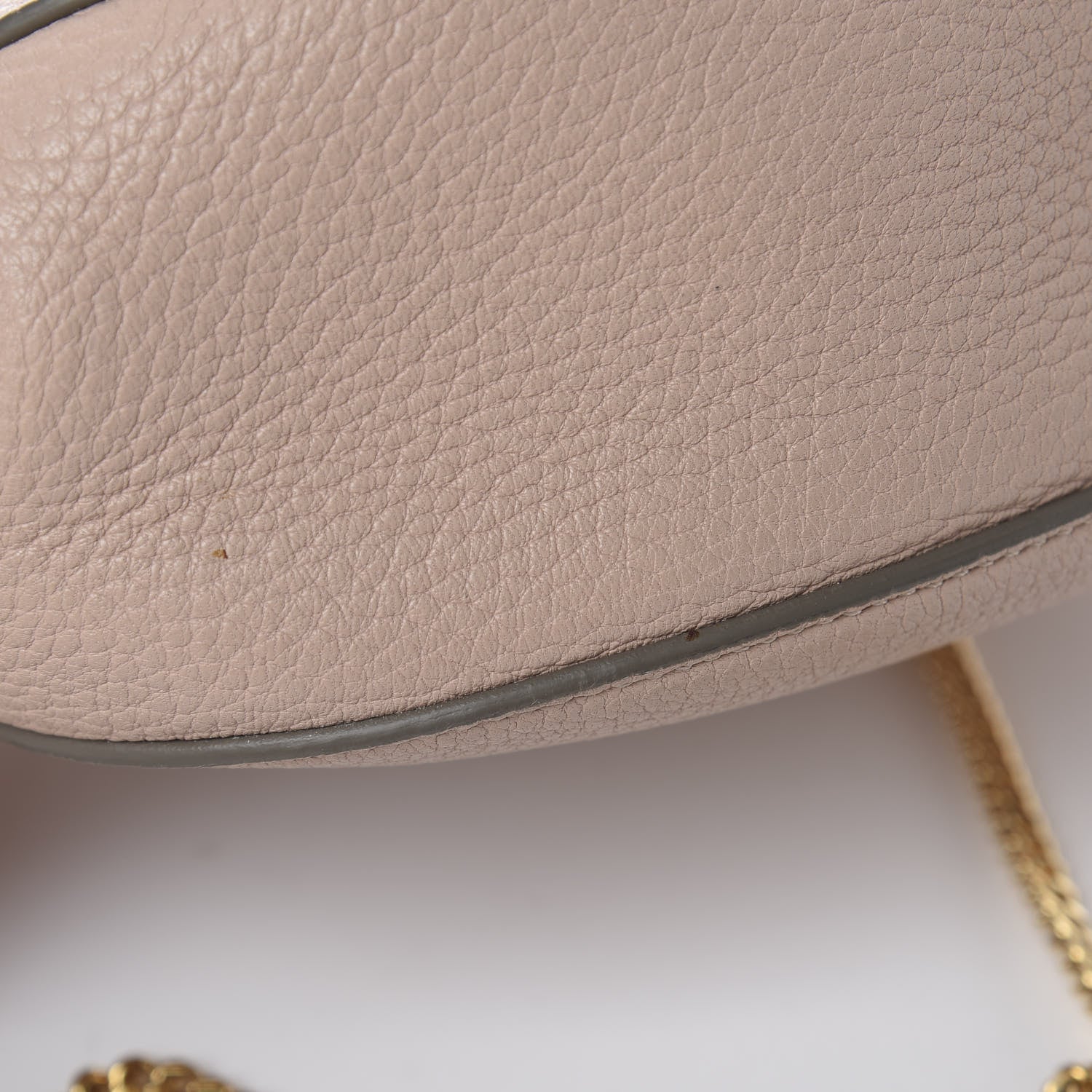 Chloe Grained Lambskin Drew Shoulder Bag Cement Pink 13 of 14