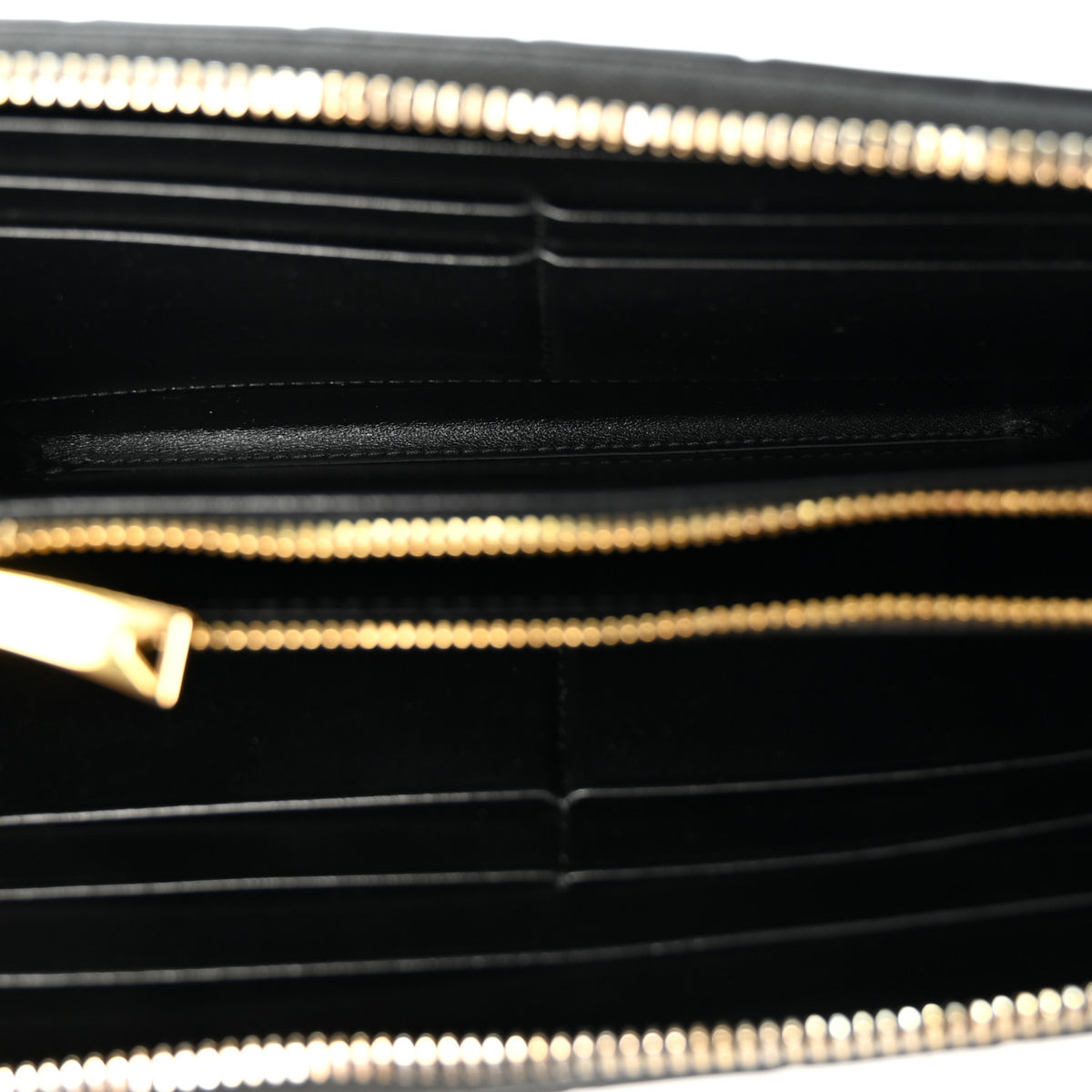 Bottega Veneta Nappa Intrecciato Zip Around Wallet Black 5 of 7