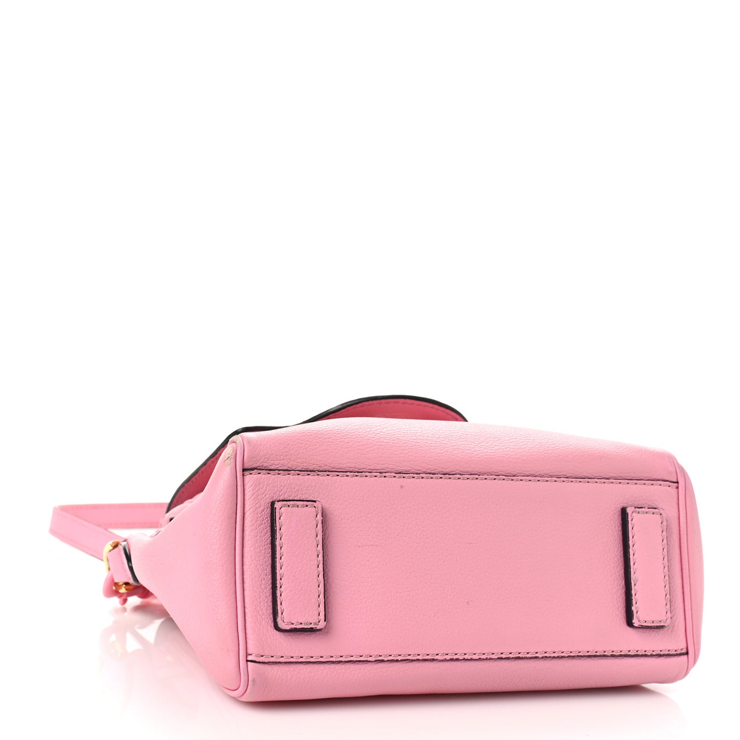 Grained Calfskin Small La Medusa Top Handle Bag Pink