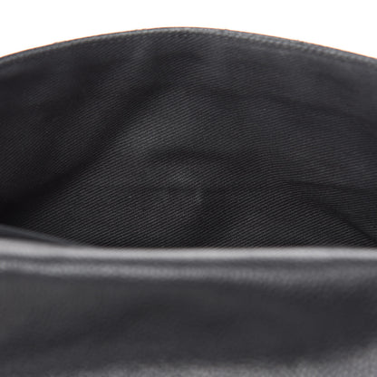 Chanel Grained Calfskin Quilted 2.55 Reissue Flap Belt Bag Clutch Black 17 of 17