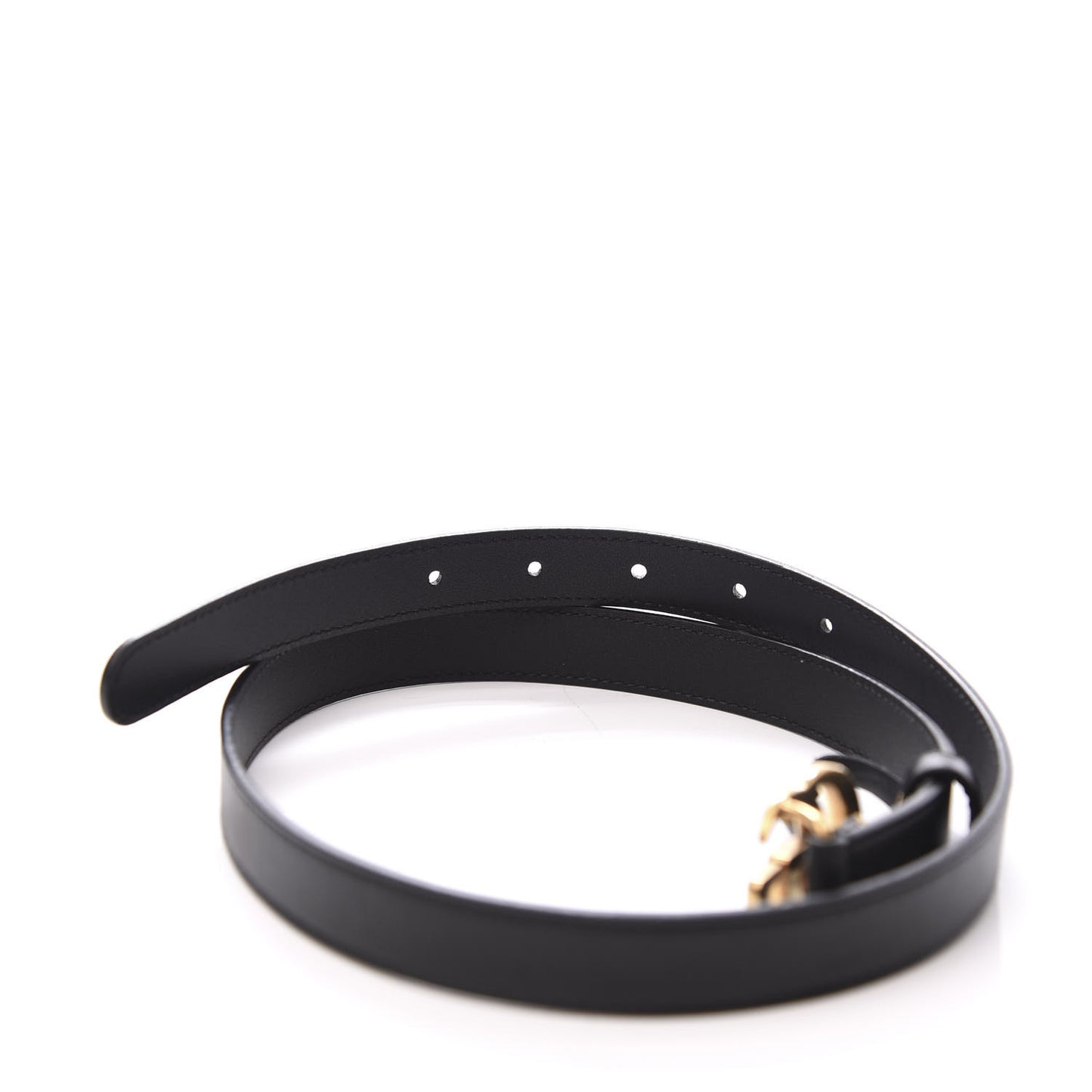 Calfskin Double G 20mm Belt 75 30 Black