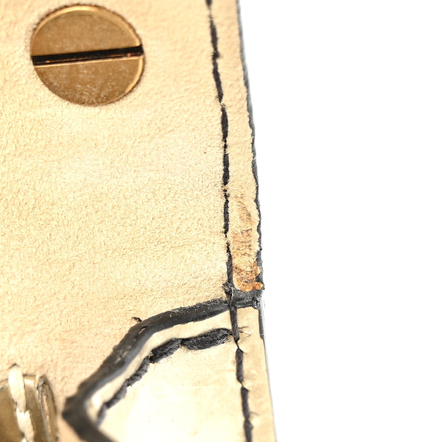 Metallic Calfskin J'Adior Mini Chain Flap Bag Gold