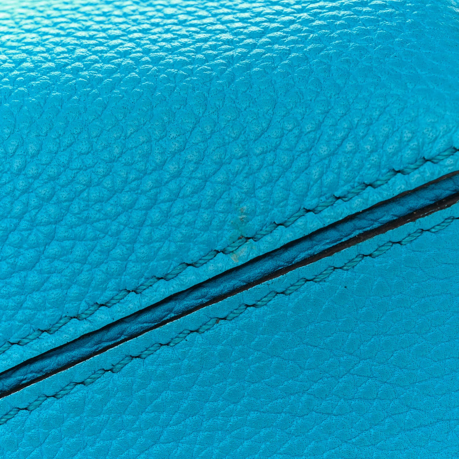 Loewe Calfskin Mini Puzzle Bag Cyan Cyan 10 of 10